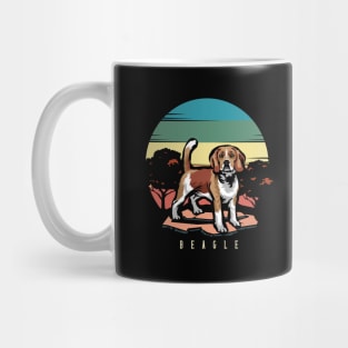 Beagle | Retro design for Dog Lovers Mug